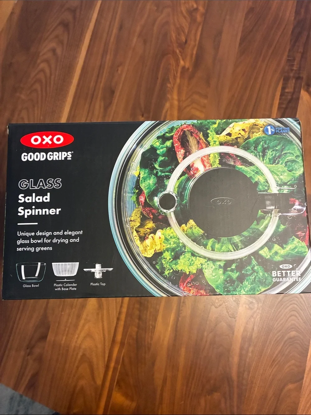 Brand New Oxo Good Grips Glass Salad Spinner